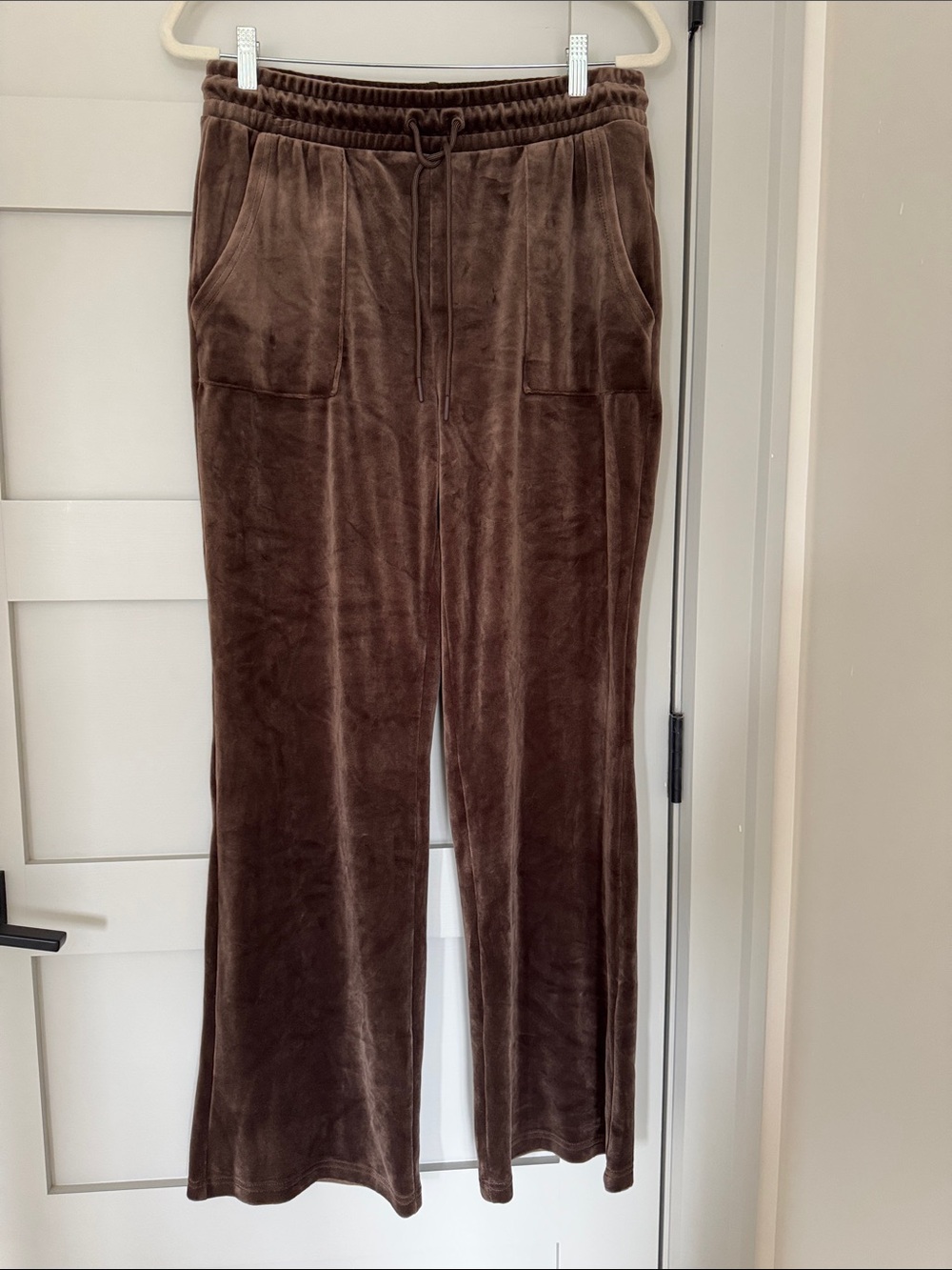 Better Together Drawstring Pants velvet texture